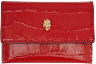 Alexander McQueen Women's Red Wallets & Card Holders | ShopStyle