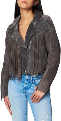 blank nyc fringe denim jacket
