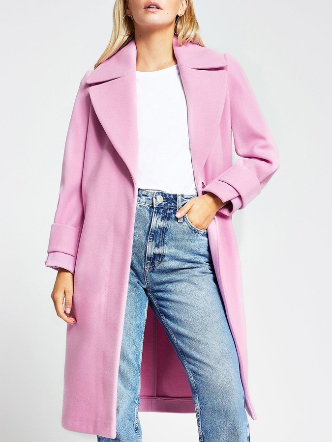 pink smart coat