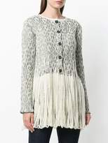 Thumbnail for your product : Loewe textured fringe cardigan