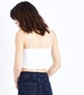 Thumbnail for your product : New Look Navy High Rise Raw Hem Super Skinny Dahlia Jeans