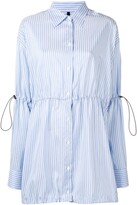 Thumbnail for your product : Unravel Project Pinstripe Oversized Shirt Dress