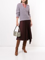 Thumbnail for your product : Forte Forte V-neck cable-knit jumper