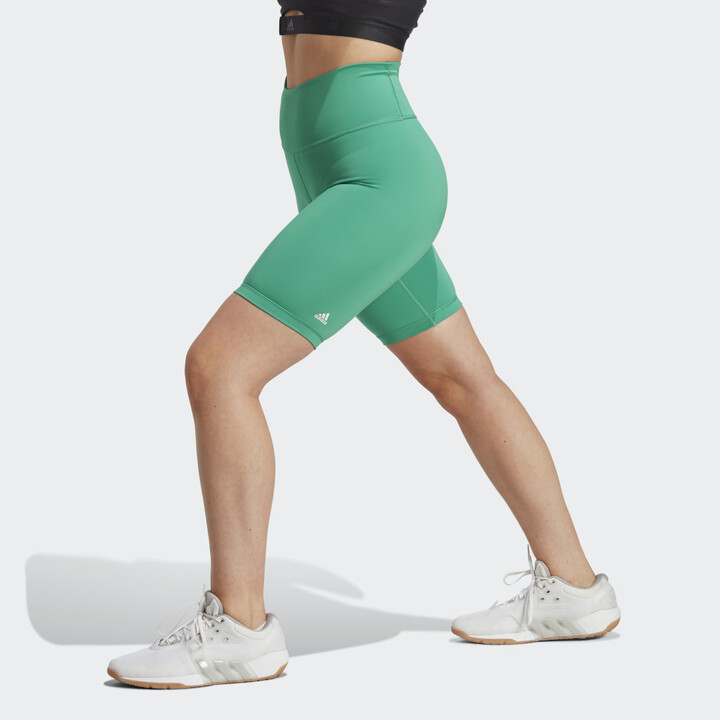 adidas Optime Training Bike Short Leggings - ShopStyle Plus Size Pants