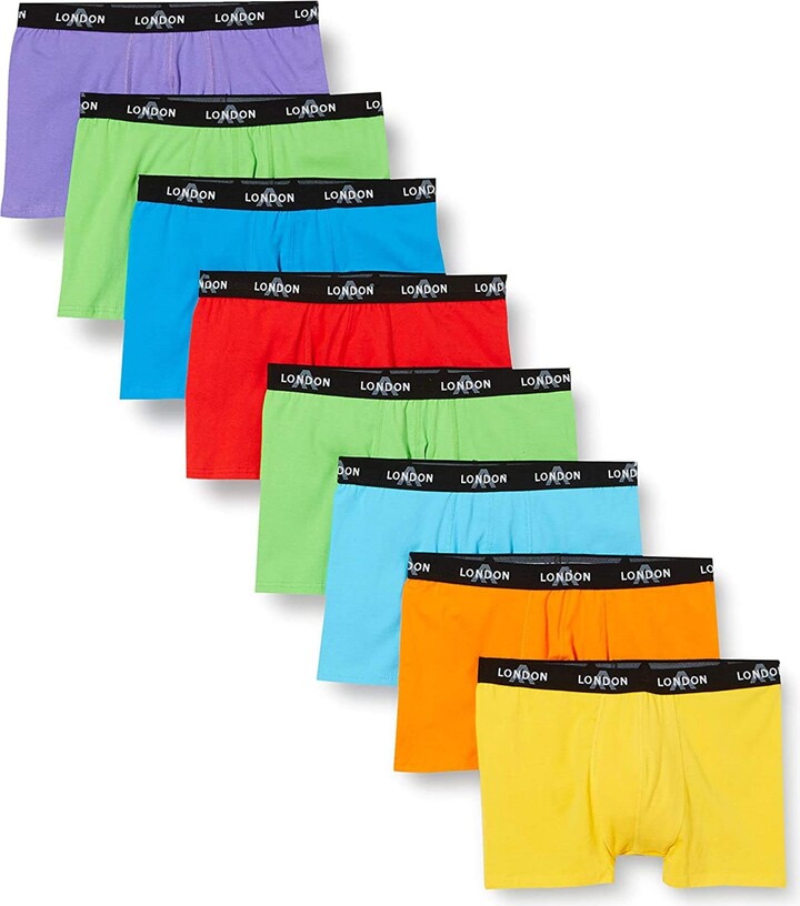 FM London Men's Fitted Boxer Hipsters (8Pack) ShopStyle