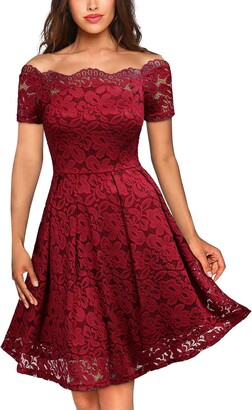 red a line cocktail dress