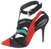 Thumbnail for your product : Jean-Michel Cazabat for Sophie Theallet Suede Pointed-Toe Pumps