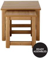 Thumbnail for your product : Consort Furniture Limited Tivoli Ready Assembled Nest Of 2 Tables