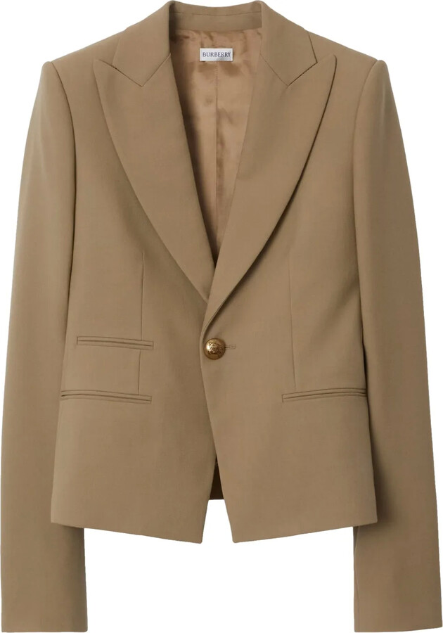 Burberry Wool Single-Breasted Blazer
