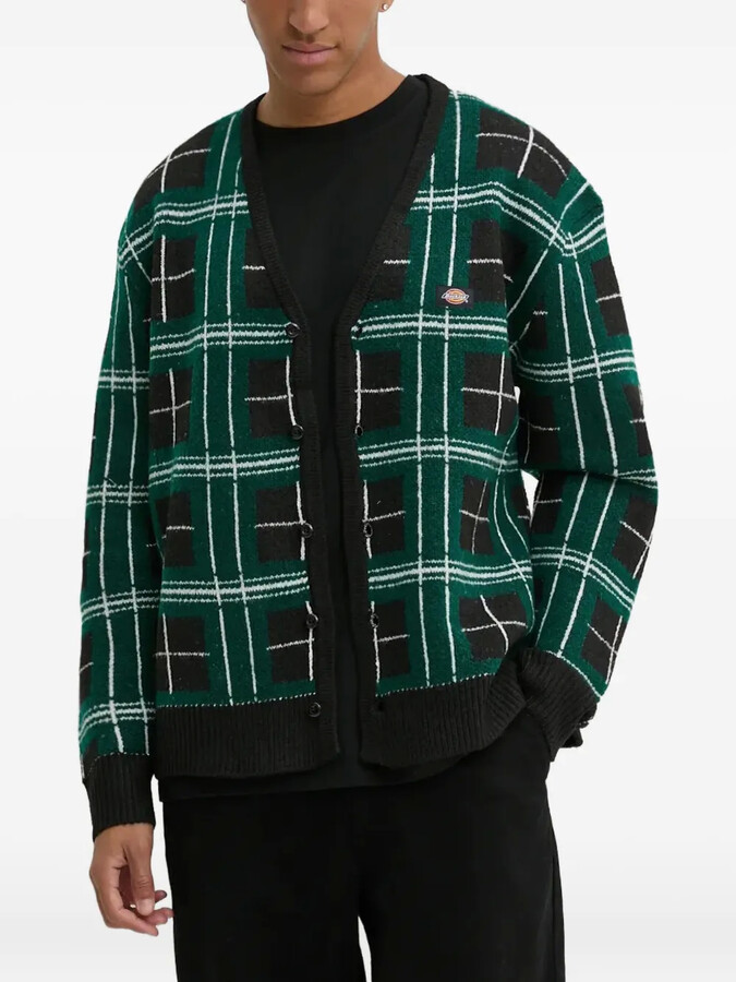 Dickies Plaid Cardigan