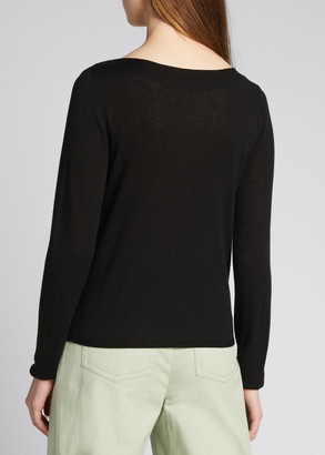 Vince Wool-Cashmere Boat-Neck Sweater