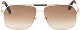 Thumbnail for your product : Alexander McQueen Light Gold 4221/S Sunglasses