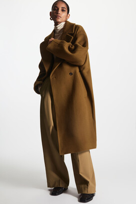 COS Oversized Wool-Blend Coat (Petite) - ShopStyle