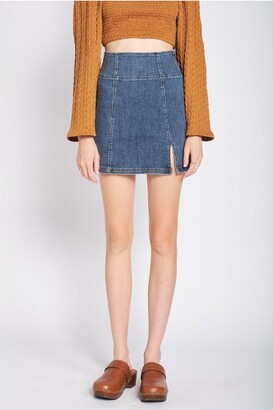 Emory Park Women' Jean Skirt Mini