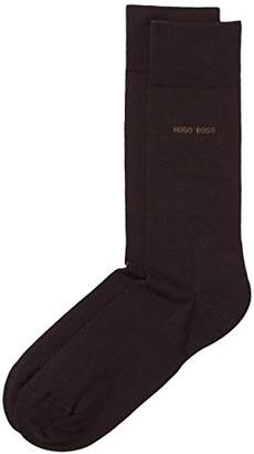 HUGO BOSS Men's Marc Rs Uni Calf Socks, Brown (Dark 206), 47/50