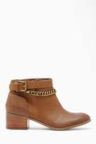 Thumbnail for your product : Nasty Gal Shoe Cult Gramercy Chained Ankle Boot - Brown