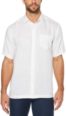 Cubavera 100% Linen Short Sleeve 1 Pocket Shirt
