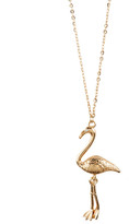 Thumbnail for your product : Aeropostale Flamingo Long-Strand Necklace