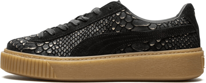 puma platform exotic skin trainer