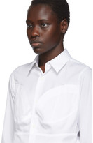 Thumbnail for your product : Comme des Garcons White Breast Seam Detail Shirt