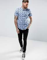 Thumbnail for your product : Lee Ikat Button Down Regular Fit Short Sleeved Shirt