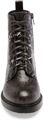 Jeffrey Campbell Fischer Lace-Up Leather Boot