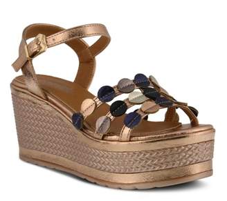 patrizia by spring step cutiquin wedge sandal