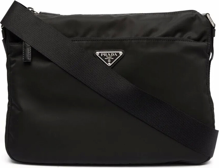 Prada Triangle Logo Shoulder Bag