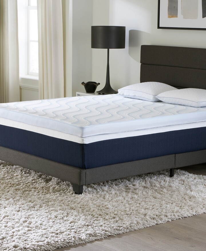 Comfort Tech 3" Dual Comfort Foam Mattress Topper, Twin