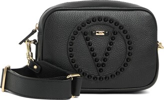 VALENTINO BY MARIO VALENTINO BELLA Studded Quilted Leather CROSSBODY Bag  ICE