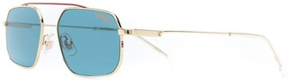 Carrera Rectangular Frame Sunglasses