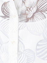 Thumbnail for your product : Mantu sheer floral pattern shirt
