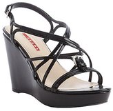 Thumbnail for your product : Prada Sport black patent leather strappy sandals