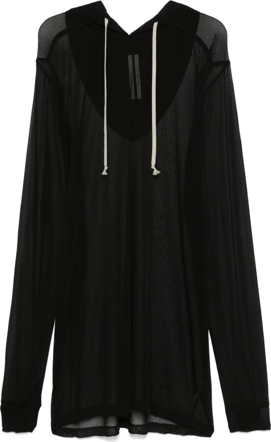 Rick Owens Semi-Sheer Hoodie