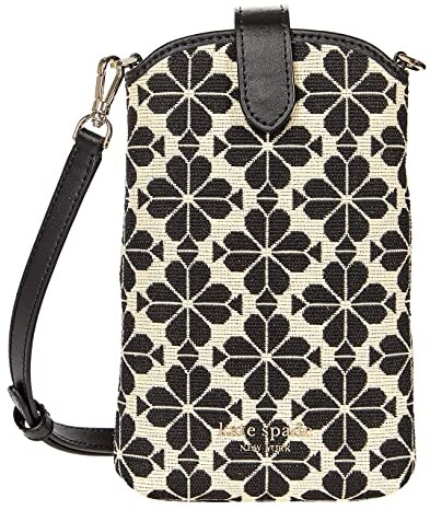 Spade Flower Jacquard North South Crossbody