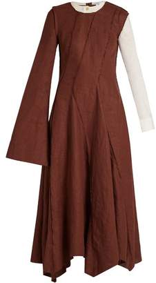 Loewe Asymmetric long-sleeved dress