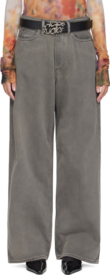 s*a様 acne studios 1981m saxon グレー Acne Studios Gray 1981F Saxon Jeans - ShopStyle