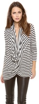 Thumbnail for your product : Alice + Olivia AIR by New Draped Wrap Cardigan