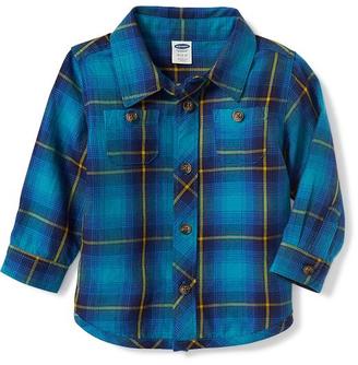 Old Navy Plaid Pocket Shirt for Baby