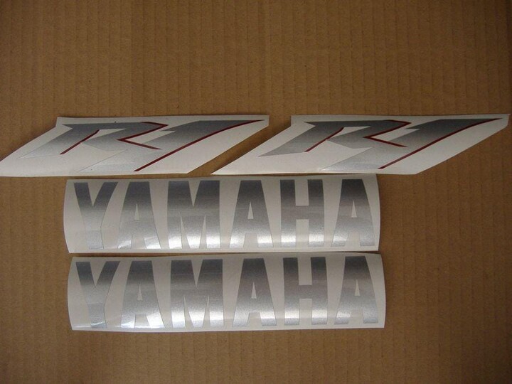 Yzf-R1 2007 Complete Decals Set Replica Stickers Restoration Replacement Full Graphics Kit Aufkleber Rn19 4C8 Pattern Logo Emblems 2008