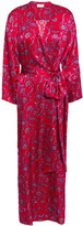 Thumbnail for your product : Seren London Mo Floral-print Silk-satin Midi Wrap Dress