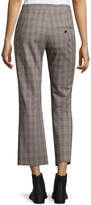 Thumbnail for your product : Etoile Isabel Marant Nerys Plaid Crop Pants, Gray