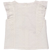 Thumbnail for your product : Marie Chantal Girls Broderie Blouse