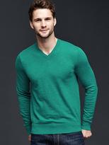 Thumbnail for your product : Gap Cotton slub V-neck sweater