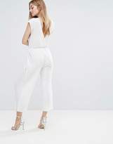 Thumbnail for your product : Oh My Love Pleat Wrap Jumpsuit