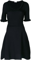 Thumbnail for your product : RED Valentino ribbed fitted dress