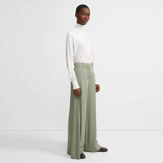 Theory Draped Twill Fluid Wide Pant
