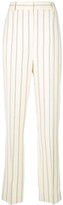 Thumbnail for your product : KHAITE Pinstripe Tailored Trousers
