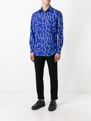 Vivienne Westwood waves print shirt