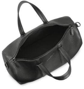 Ferragamo Muflone Leather Weekender Bag